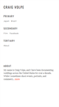 Mobile Screenshot of craigvolpe.com